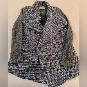 Lucky small cardigan with black, navy and cream